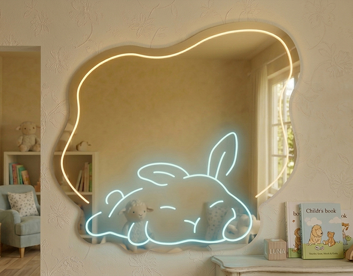 Modern neon signs