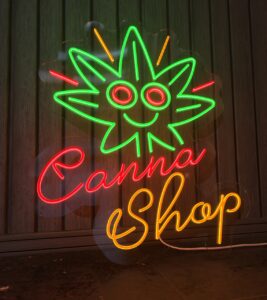 Neon sign CANNA SHOP V1
