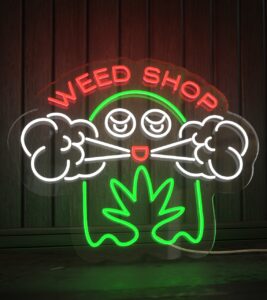 Weed Shop V3 Neon Sign