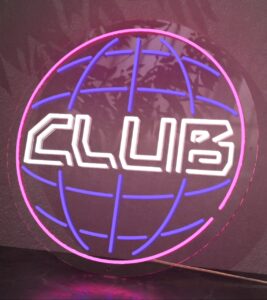 Disco Ball Club Led Neon Sign