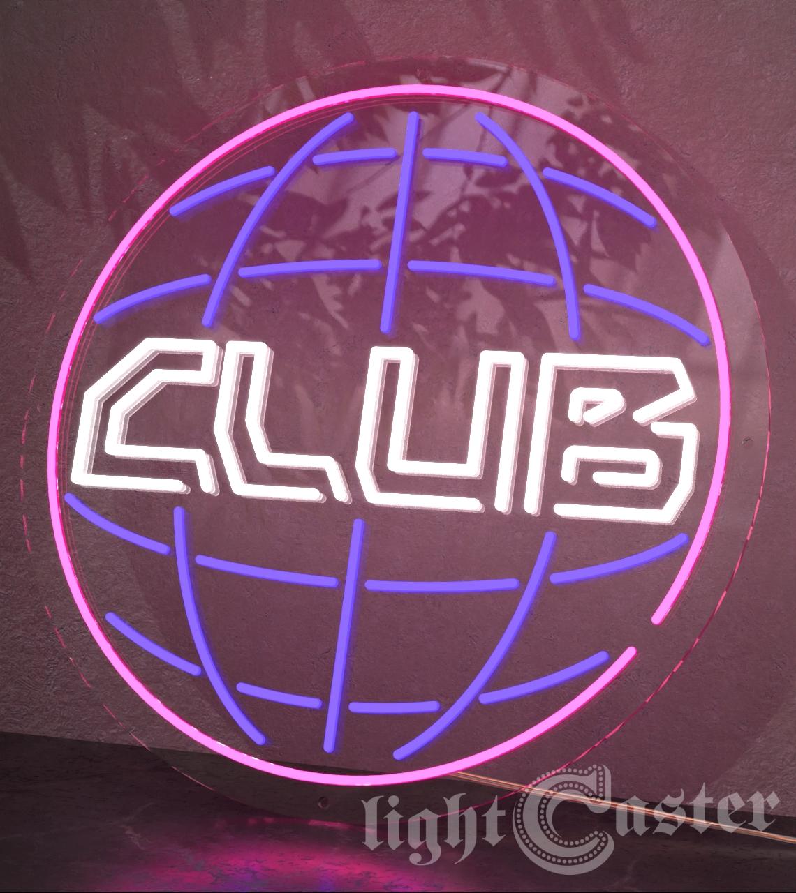 Disco Ball Club LED Neon sign